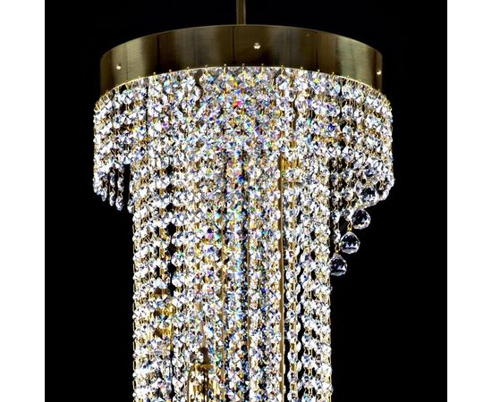 Люстра ArtGlass SPIRAL 300x1200 balls, фото 2