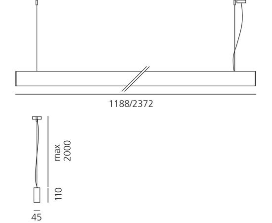 Подвесной светильник Artemide Architectural Algoritmo Stand-Alone Suspension Led Rgb, фото 6