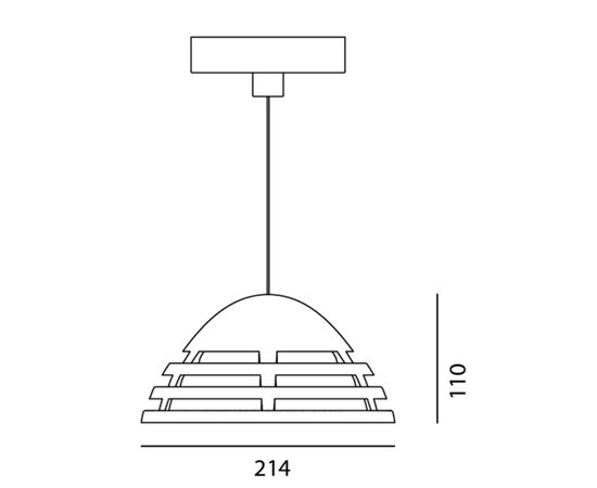 Подвесной светильник Artemide Architectural Incipit 214 Suspension, фото 2