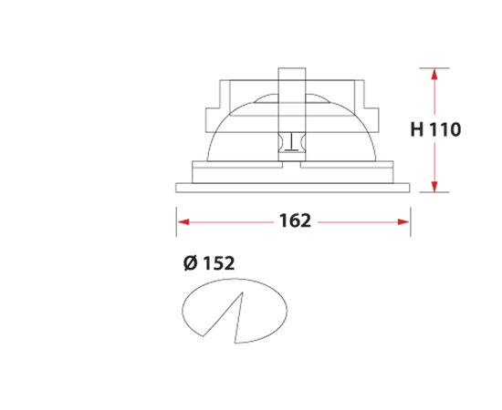 Встраиваемый металлогалогенный светильник Vivo Luce Largo 70, фото 2