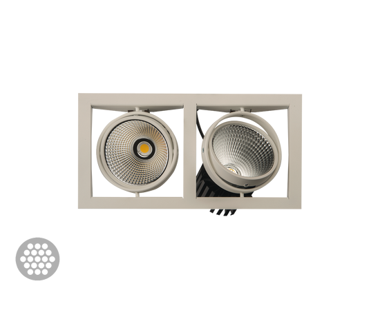 Встраиваемый в потолок светильник Halla GATU 21-001F-30GGE/840, W, фото 3