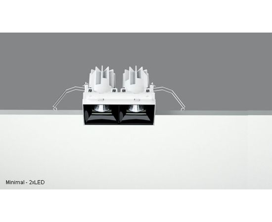 Встраиваемый в потолок светильник iGuzzini Laser Blade L High Contrast N138, фото 2