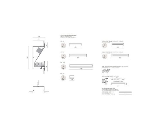 Настенный светильник B-lux K.SYSTEM KEH 210, фото 2