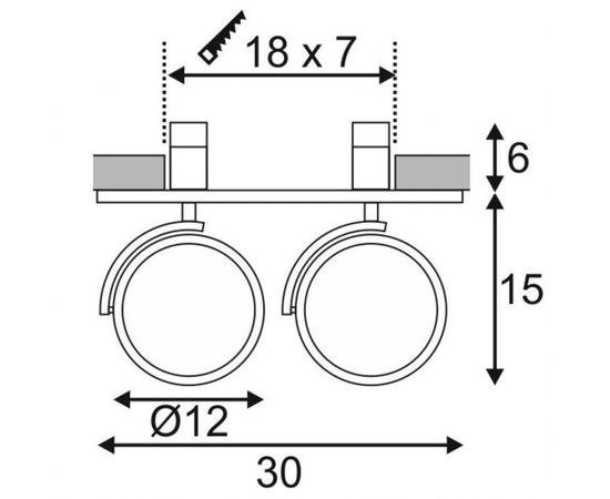KALU RECESSED FITTING 2, фото 3