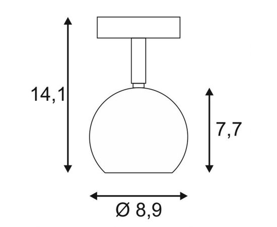 LIGHT EYE 1 wall and ceiling light, фото 3