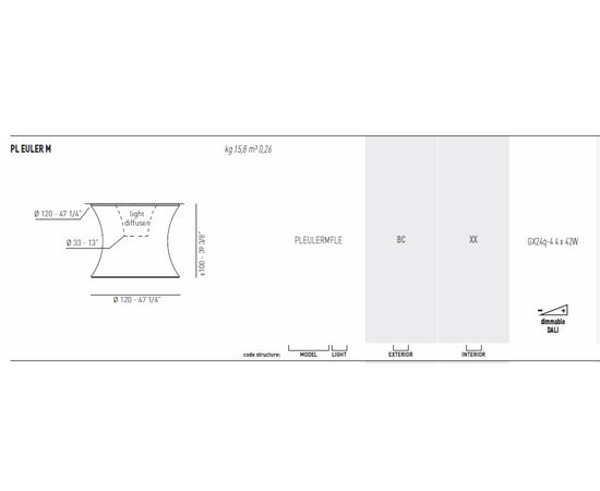 Потолочный светильник Axo Light (Lightecture) EULER PLEULERM, фото 2