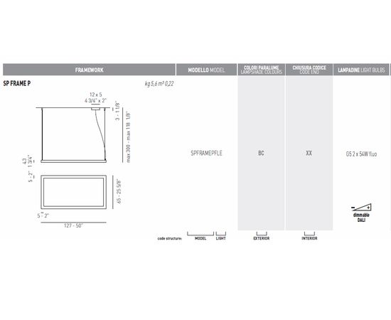 Подвесная система освещения Axo Light (Lightecture) Framework SPFRAMEPFLE, фото 6