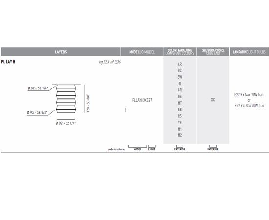 Потолочный светильник Axo Light (Lightecture) LAYERS PLLAYHXX, фото 3