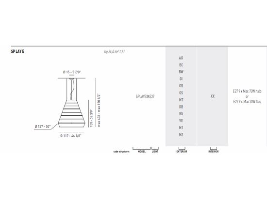 Подвесной светильник Axo Light (Lightecture) LAYERS SPLAYEXX, фото 2