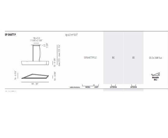 Подвесной светильник Axo Light (Lightecture) Shatter SPSHATTP, фото 3