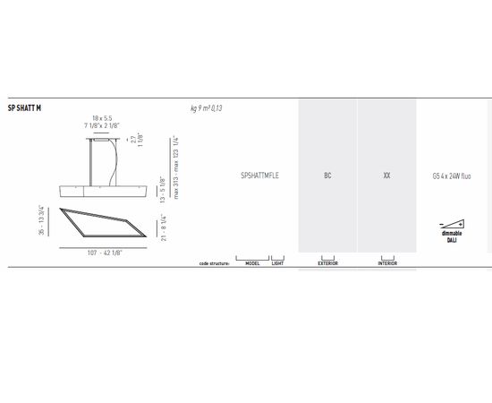 Подвесной светильник Axo Light (Lightecture) Shatter SPSHATTM, фото 2