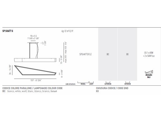 Подвесной светильник Axo Light (Lightecture) Shatter SPSHATTG, фото 3