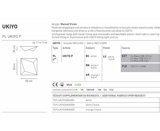 Потолочный светильник Axo Light UKIYO PLUKIYOP, фото 5
