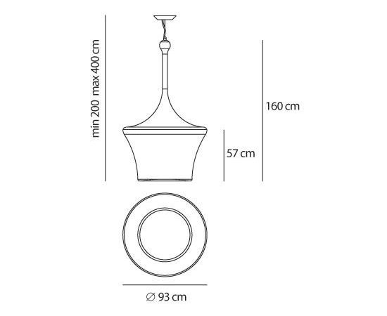 Подвесной светильник Artemide CALENDA, фото 2