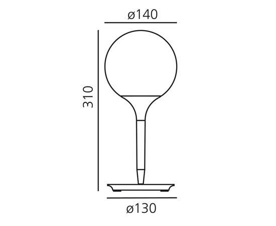 Настольная лампа Artemide Castore table 14, фото 2