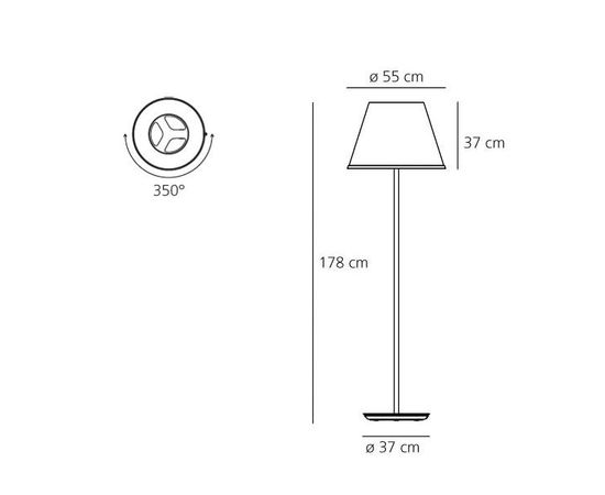 Торшер Artemide Choose Mega Floor, фото 2
