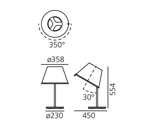 Настольная лампа Artemide Choose Table, фото 3