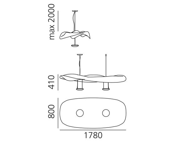 Подвесной светильник Artemide Cosmic Angel sospensione, фото 2