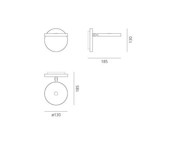 Настенный светильник Artemide Demetra Faretto, фото 3