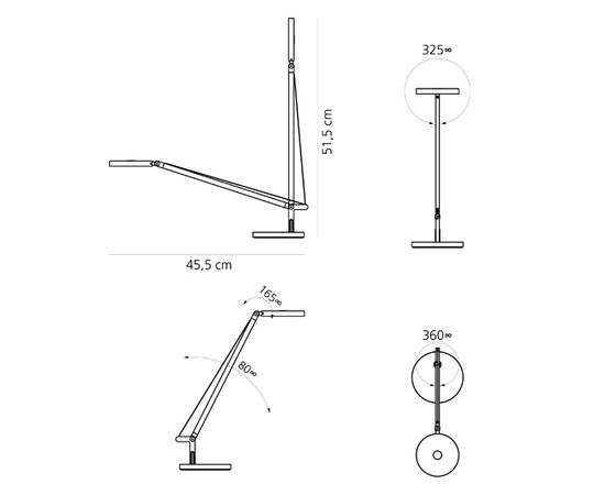 Настольная лампа Artemide Demetra Micro Table, фото 2