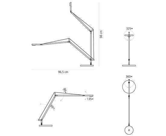 Настольная лампа Artemide Demetra Professional Table, фото 3