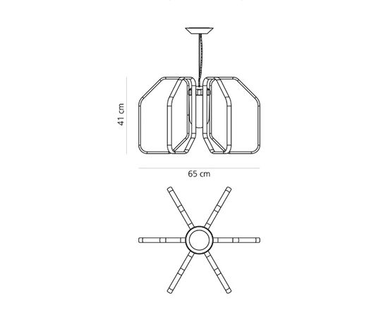 Подвесной светильник Artemide Farfalle, фото 2