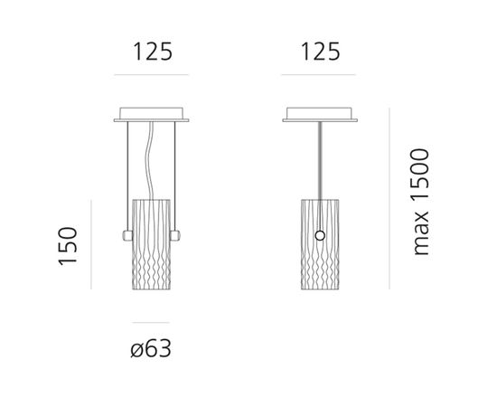 Подвесной светильник Artemide Fiamma Suspension, фото 4