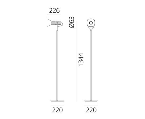 Торшер Artemide Fiamma Floor, фото 3