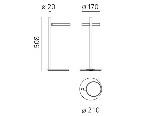 Настольная лампа Artemide Ipparco LED Table, фото 5