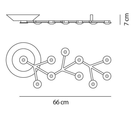 Потолочный светильник Artemide Led Net line ceiling 66, фото 2