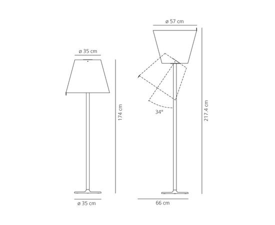 Торшер Artemide Melampo Mega terra, фото 2