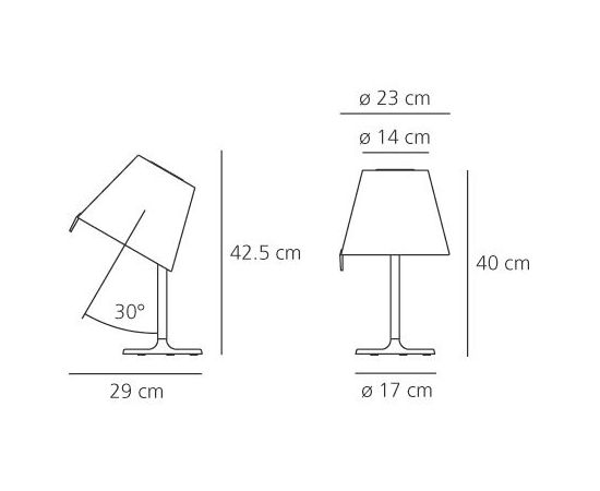 Настольная лампа Artemide Melampo Night, фото 4