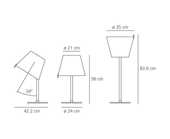 Настольная лампа Artemide Melampo table, фото 2