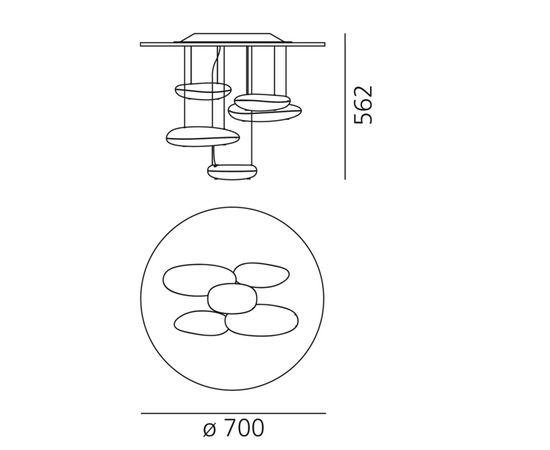 Потолочный светильник Artemide Mercury mini Led Ceiling, фото 2