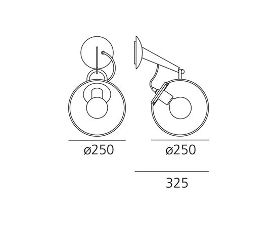 Настенный светильник Artemide Miconos parete, фото 2