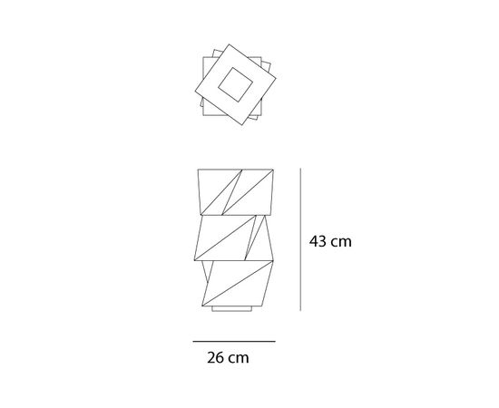 Настольная лампа Artemide IN-EI ISSEY MIYAKE Mogura Mini, фото 4