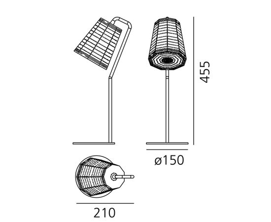 Настольная лампа Artemide Null Vector tavolo, фото 2