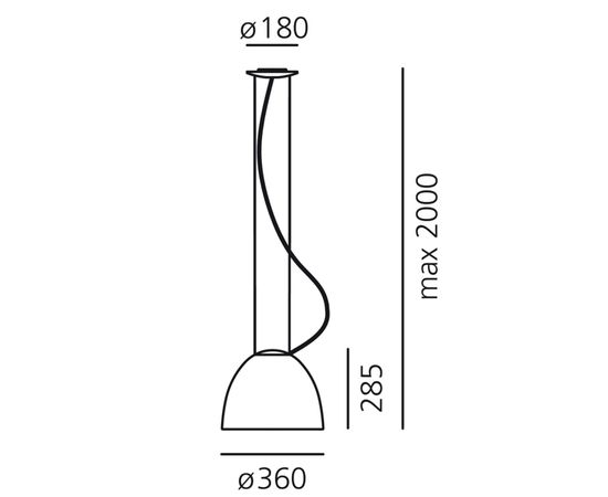 Подвесной светильник Artemide Nur mini LED, фото 2