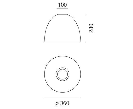 Потолочный светильник Artemide Nur Gloss mini LED Soffitto, фото 2