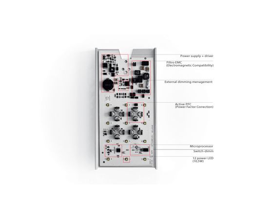 Потолочный светильник Artemide Architectural PAD 230V Semi-recessed Switchdim - 14,5W 3000K - 12°, фото 5