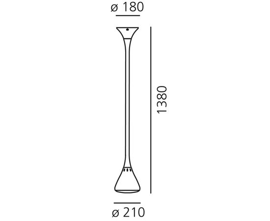 Потолочный светильник Artemide Pipe Sospensione, фото 2