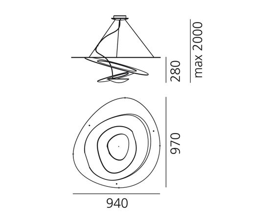 Подвесной светильник Artemide Pirce Sospensione Led, фото 2