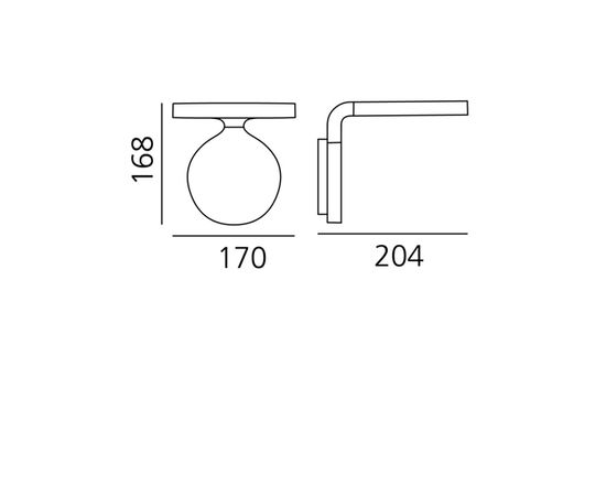 Настенный светильник Artemide Rea 17 - Wall, фото 2