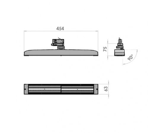 Трековый светодиодный светильник Lival Scope, фото 3