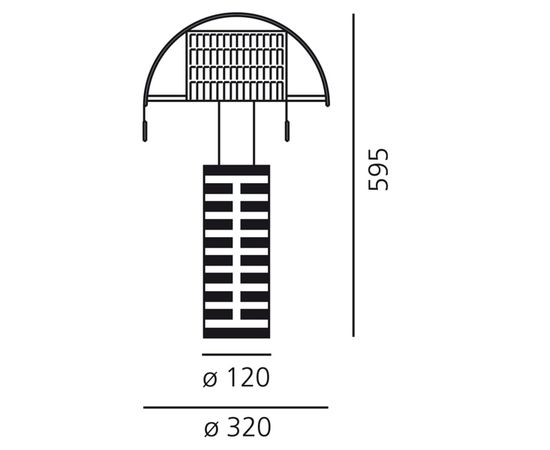 Настольная лампа Artemide Shogun tavolo, фото 2