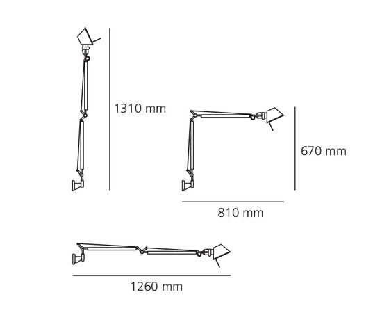 Настенный светильник Artemide Tolomeo Wall, фото 2