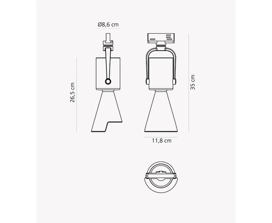 Трековый светодиодный светильник Artemide Architectural Tycho - Track, фото 3