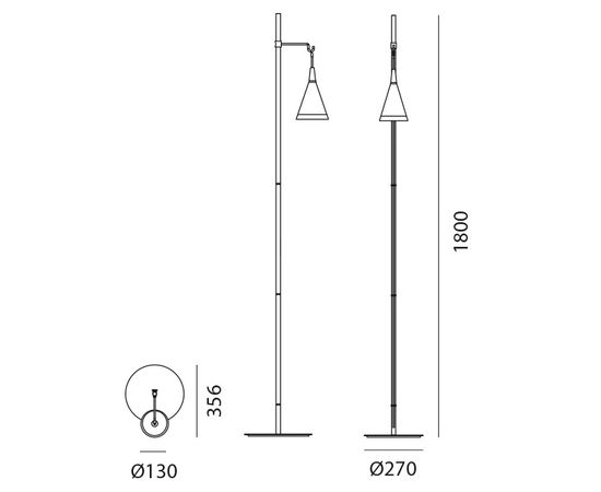Торшер Artemide Vigo Floor, фото 3