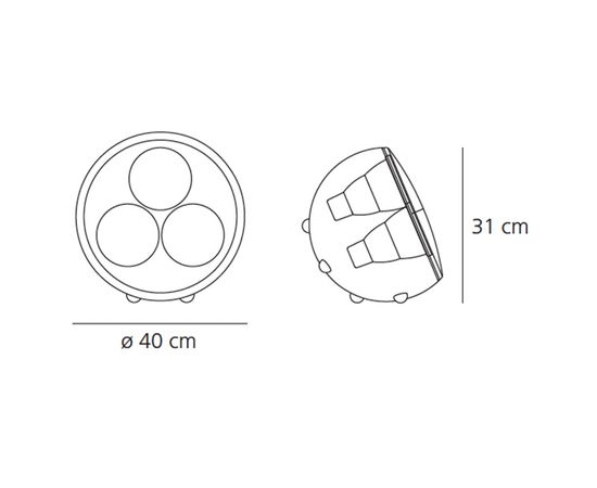 Настольная лампа Artemide Yang Metamorfosi, фото 5