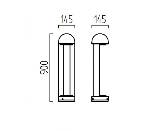 Осветительный столб Helestra BAY A19509.93, фото 2